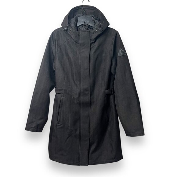 Gotcha Glacier California Women’s Black Hooded Jacket Coat Size S/P - Picture 1 of 16